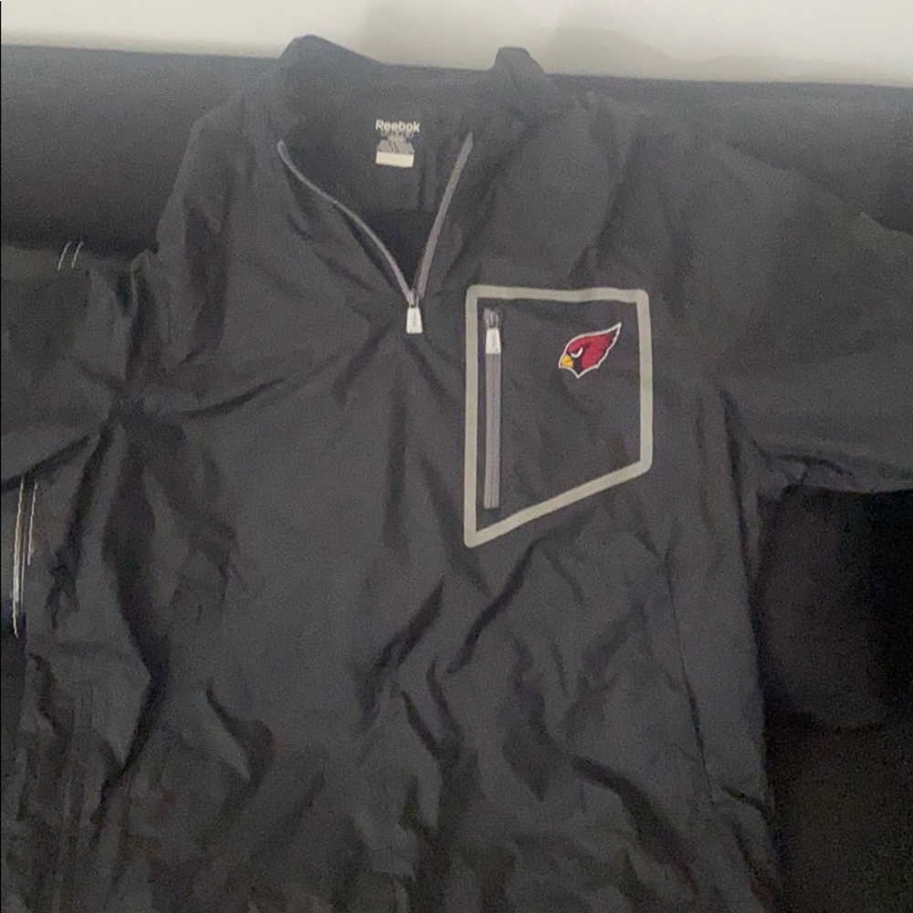 Arizona Cardinals half zip windbreaker jacket